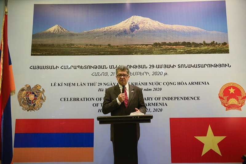 Общество вьетнамско армянской дружбы отметило День независимости Армении