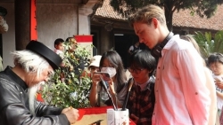 Иностранные гости приняли участие в программе встречи 2024 года в деревне Дыонглам