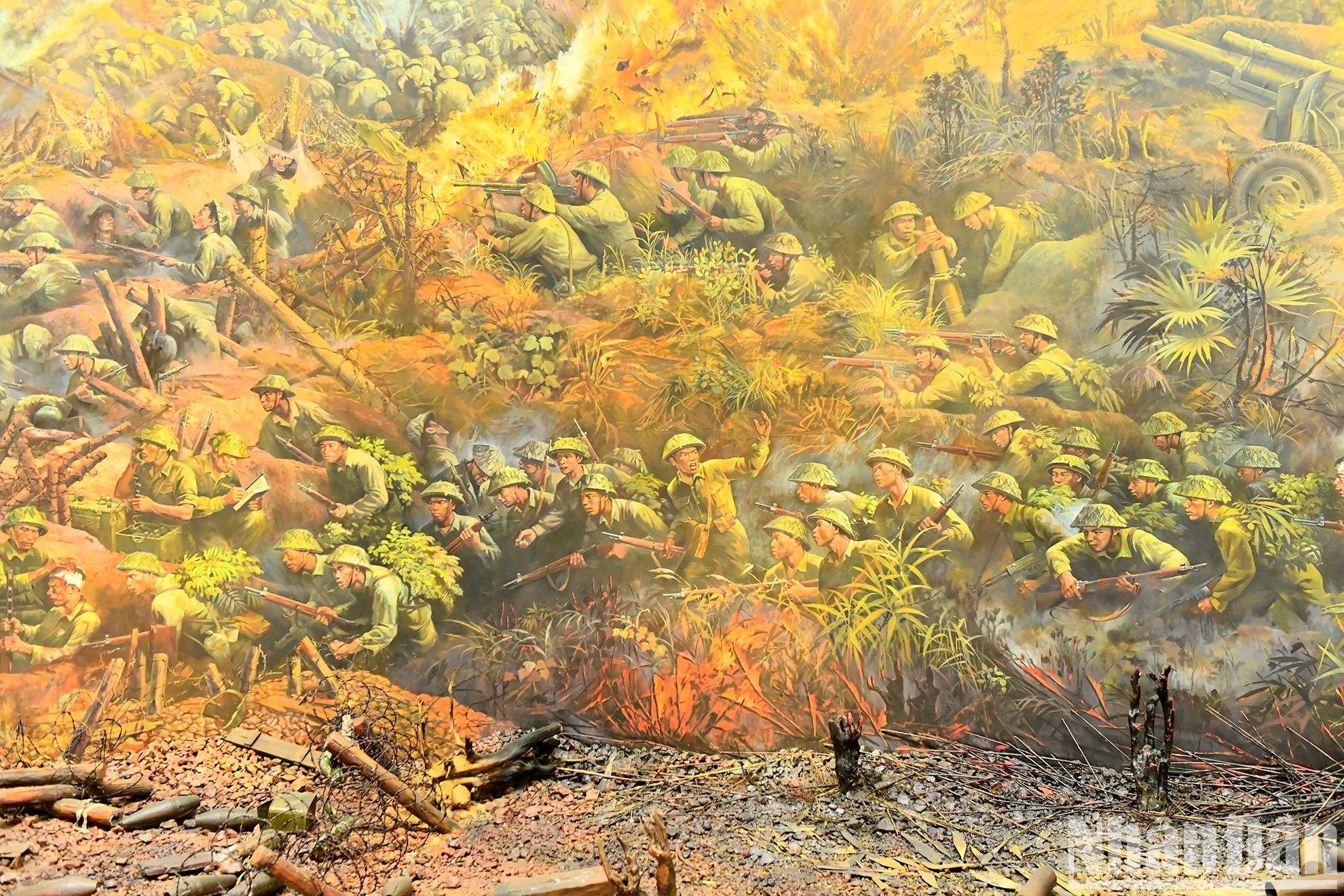 Битва под Дьенбьенфу через панорамную картину