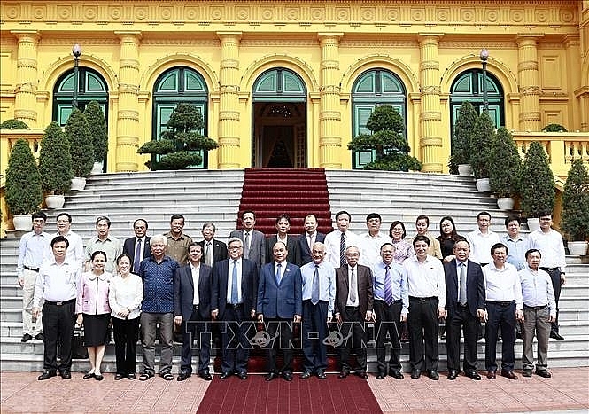 Президент Вьетнама провел встречу с делегацией Вьетнамской ассоциации исторических наук