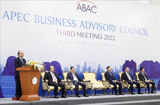 Президент Вьетнама принял участие в 3-м заседании Делового консультативного совета АТЭС