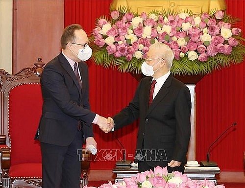 Генеральный секретарь ЦК КПВ Нгуен Фу Чонг принял Посла РФ во Вьетнаме