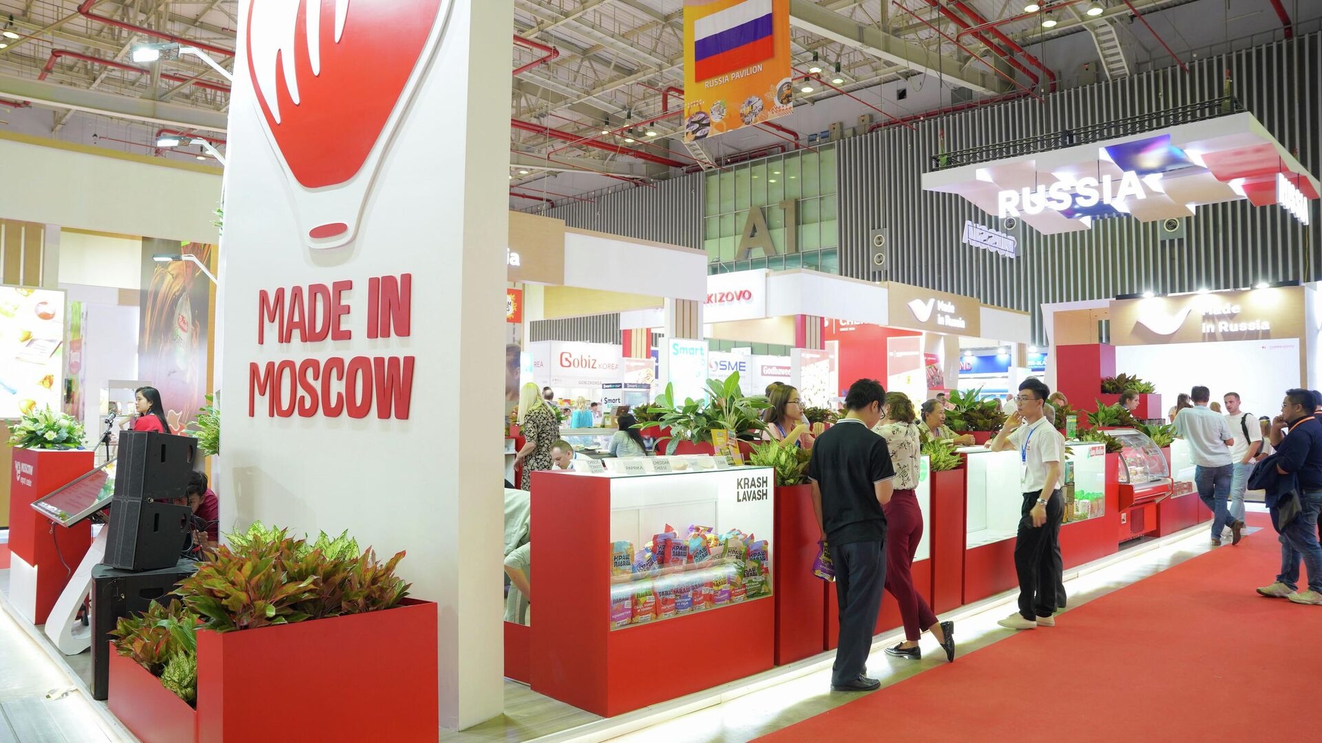 17 московских продовольственных компаний представлены на выставке Vietfood & Beverage в Хошимине