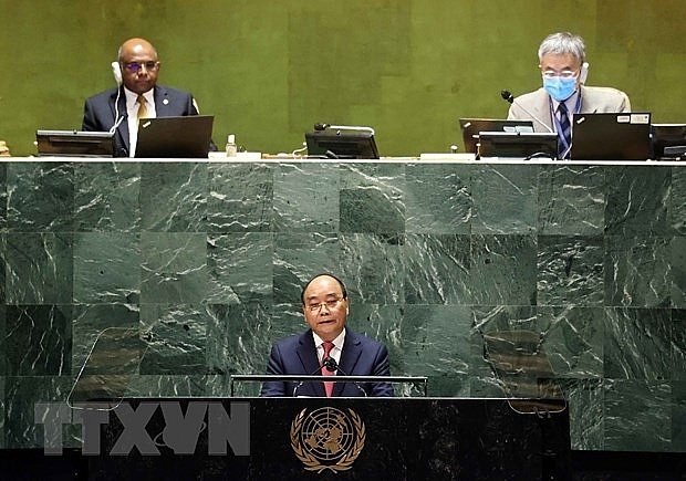 Президент Нгуен Суан Фук выступил с речью на общих прениях высокого уровня 76-й сессии ГА ООН