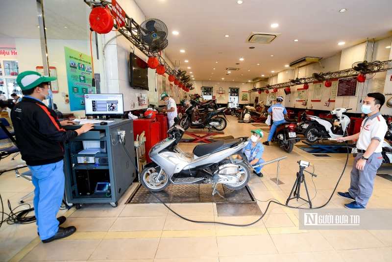 Ханой предлагает бесплатную оценку выбросов на старых мотоциклах