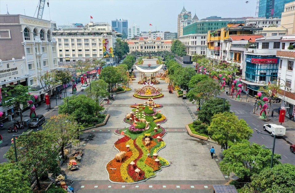 Цветочная улица Нгуен Хюэ - 2023 будет открыта для посетителей в течение 8 дней