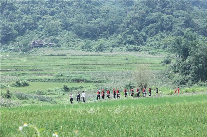 Свадьба представителей народности Зао в деревне Лунгсланг провинции Лангшон