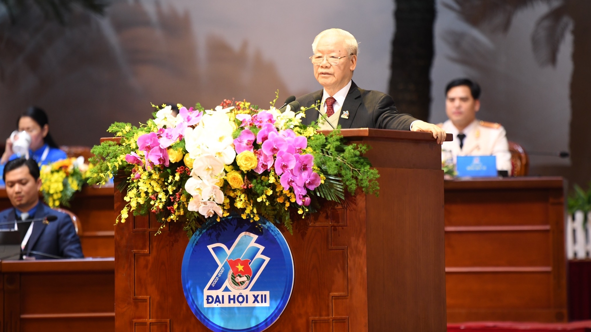 Генеральный секретарь ЦК КПВ принял участие в XII съезде ВКСМ им. Хо Ши Мина