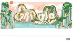 Google запустил дудл, посвящённый бухте Халонг
