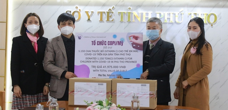 COPI поддерживает детей  провинции Футхо,зараженных   COVID-19