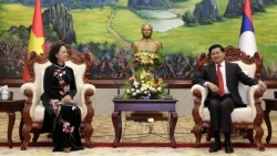 Глава Организационного отдела ЦК КПВ Чыонг Тхи Май  совершает рабочий визит в Лаос