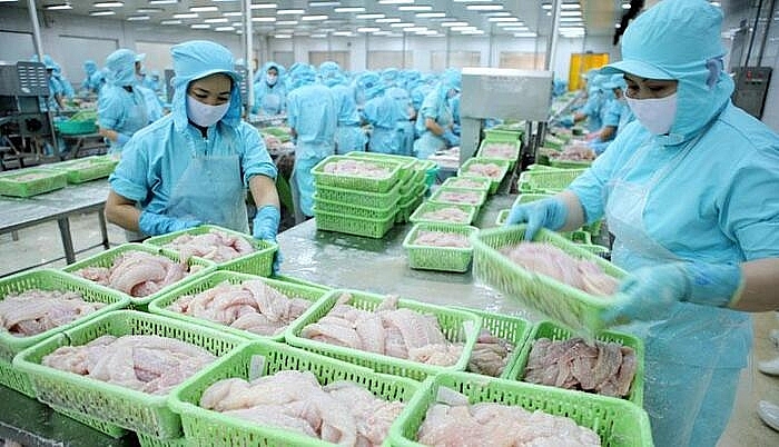 За первые 6 месяцев 2022 года экспорт вьетнамских морепродуктов составил 5,8 млрд долларов США