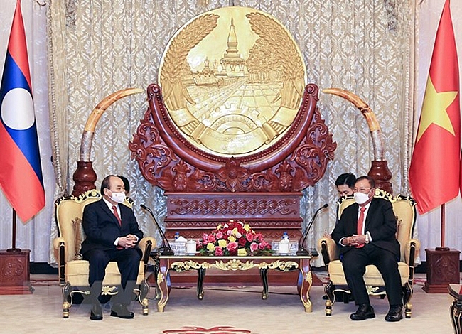 Мероприятия президента Вьетнама Нгуен Суан Фука в Лаосе