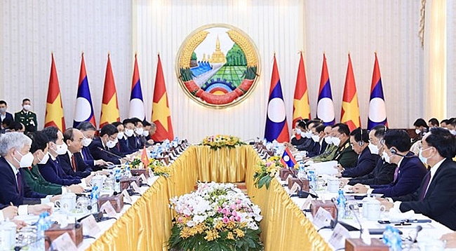 Мероприятия президента Вьетнама Нгуен Суан Фука в Лаосе