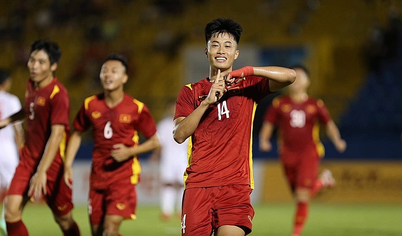 Сборная U19 Вьетнама обыграла сборную Мьянмы на Молодежном международном чемпионате U19 2022 г.