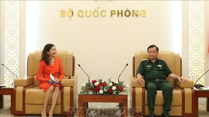 Генерал-полковник Хоанг Суан Чиен принял постоянного координатороа ООН во Вьетнаме Полин Тамесис