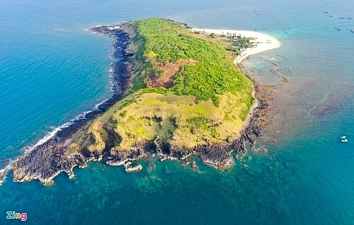 Остров, напоминающий птицу, в провинции Фуйен