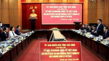 Компания Samsung Vietnam ищет возможности для инвестиций в провинции Тхайбинь