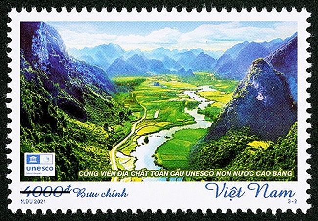 Выпущен набор марок о 3 глобальных геологических парках во Вьетнаме