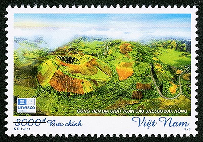 Выпущен набор марок о 3 глобальных геологических парках во Вьетнаме