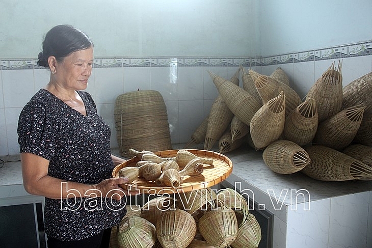Кооперативная бригада по изготовлению плетеных изделий из бамбука и ротанга в провинции Чавинь