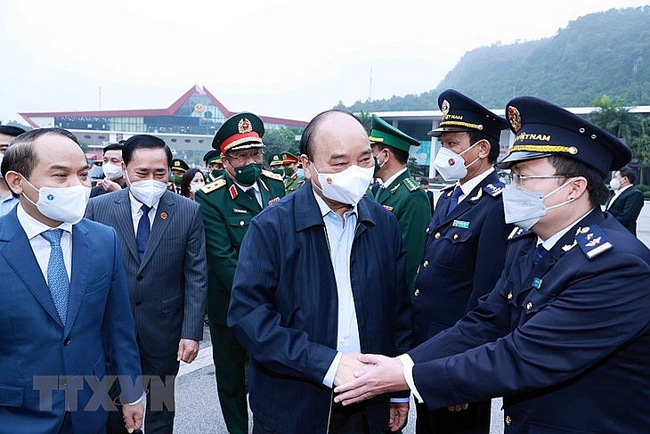 Президент Нгуен Суан Фук посетил провинцию Лангшон с рабочим визитом