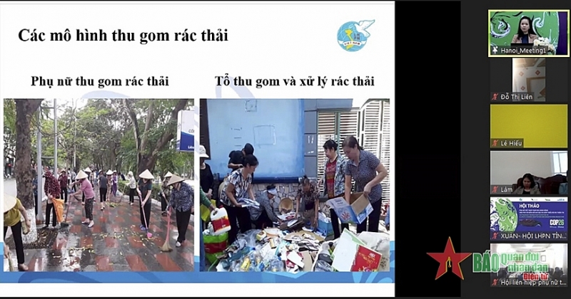 В онлайн-формате состоялся семинар на тему «Участие вьетнамских женщин в действиях по борьбе с изменением климата»