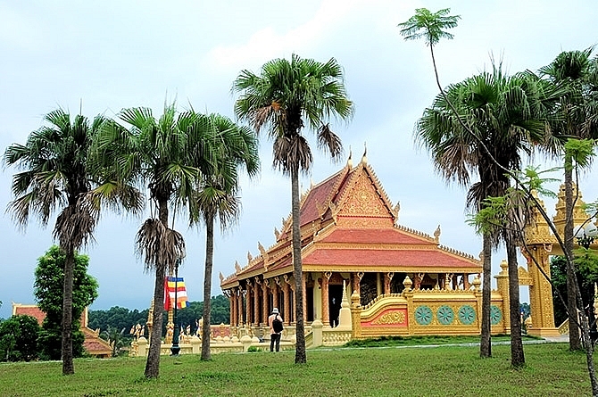 Пейзаж в Деревне культуры и туризма народов Вьетнама