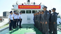 Командование 4-го района Береговой охраны оказывает поддержку личному составу перед выполнением задач по борьбе с ННН-промыслом в период Тэта