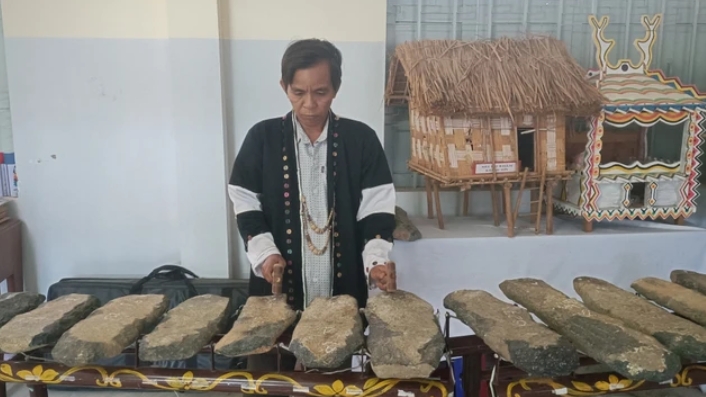 Кханьхоа: Уникальный дрений набор литофона народности Раглай в коммуне Кханьшон