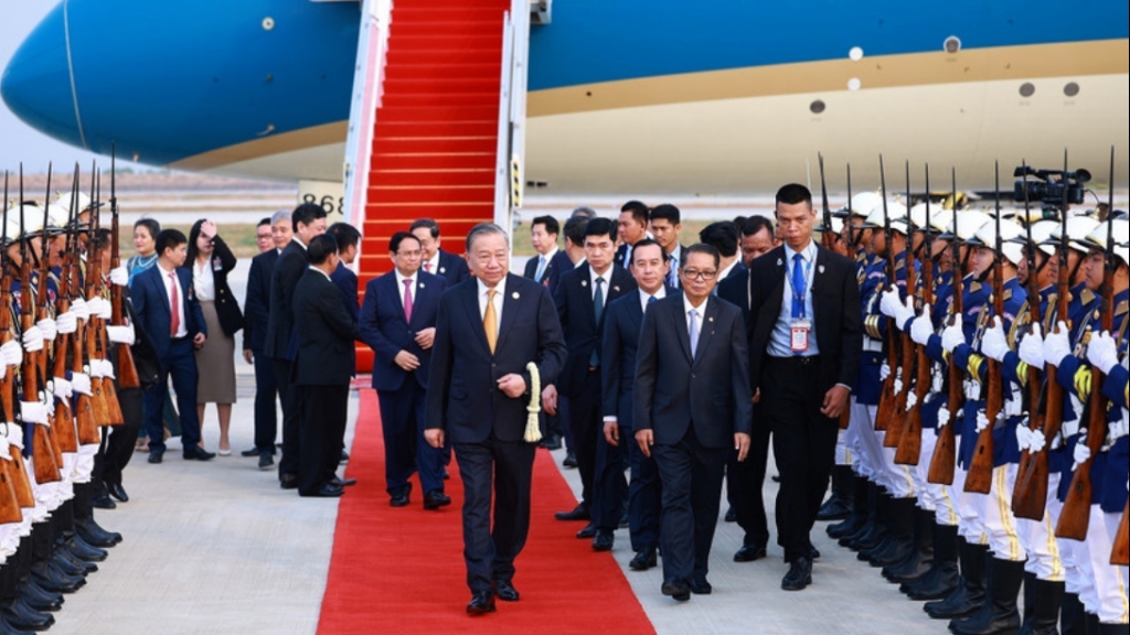 Генеральный секретарь ЦК КПВ То Лам начал государственный визит в Королевство Камбоджа