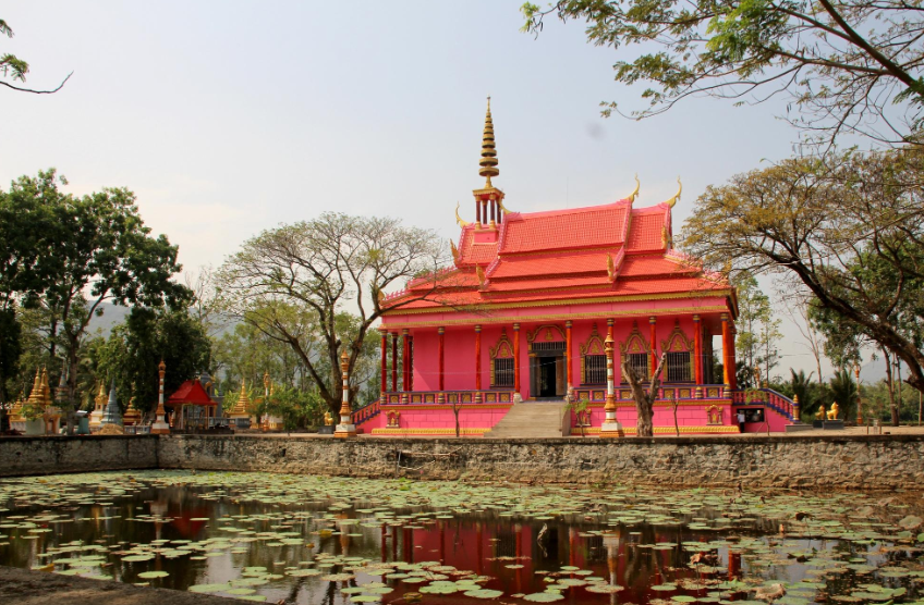 Ханг Конг — уникальный розовая пагода в Анзянге