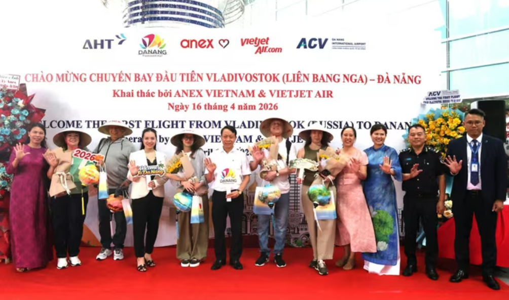 Дананг встретил рейс с 220 туристами из Владивостока