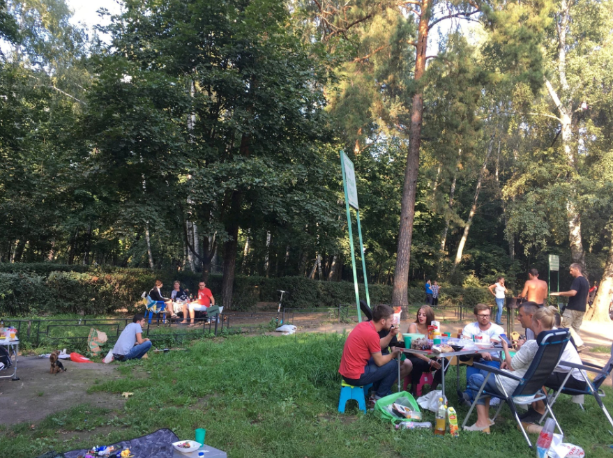 Трапеза в лесу