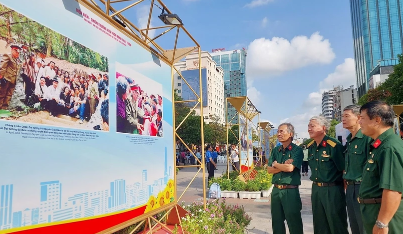 Мероприятие посвящено 70-летию Победы под Дьенбьенфу (7 мая 1954 г. – 7 мая 2024 г.). Фото:  Тху Хыонг