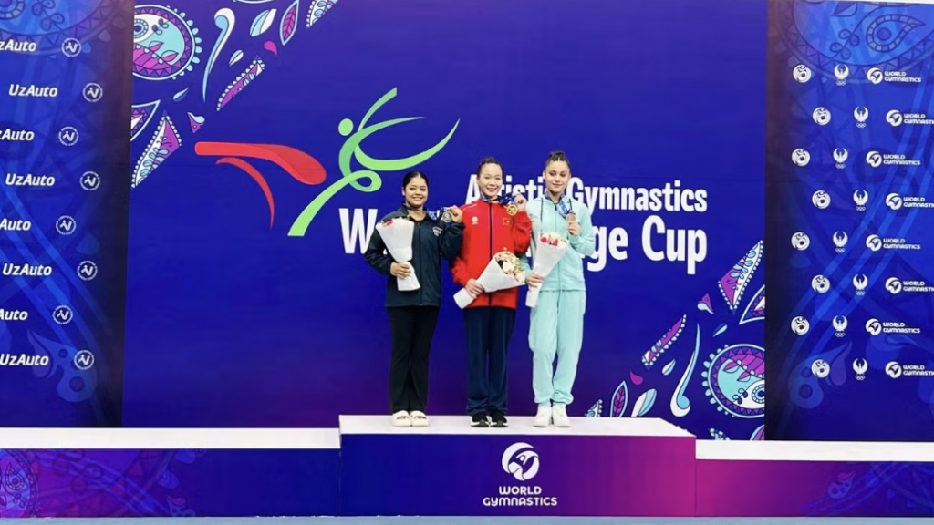 Вьетнам завоевал золотую медаль на Кубке мира по спортивной гимнастике 2026