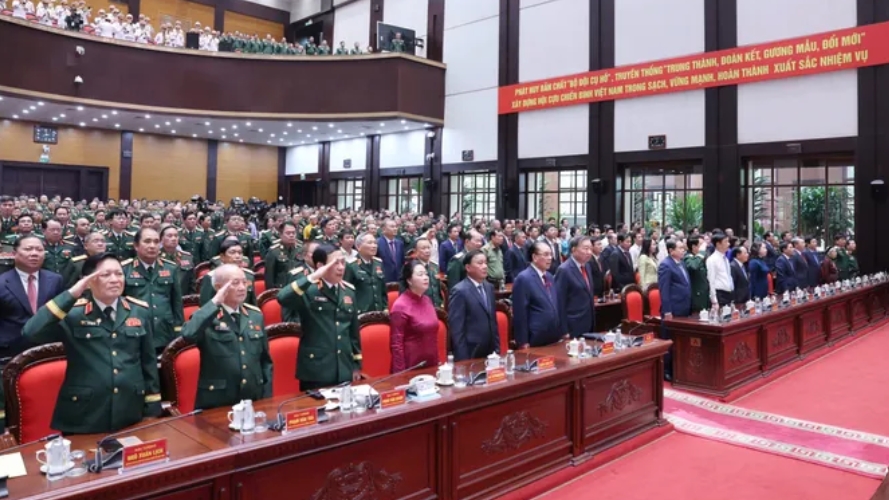 Открытие VIII Национального съезда Ассоциации ветеранов Вьетнама