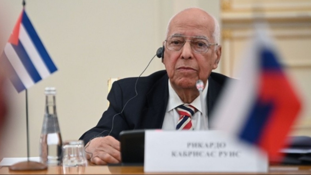 Телеграмма соболезнования в связи с кончиной Вице-премьера Кубы