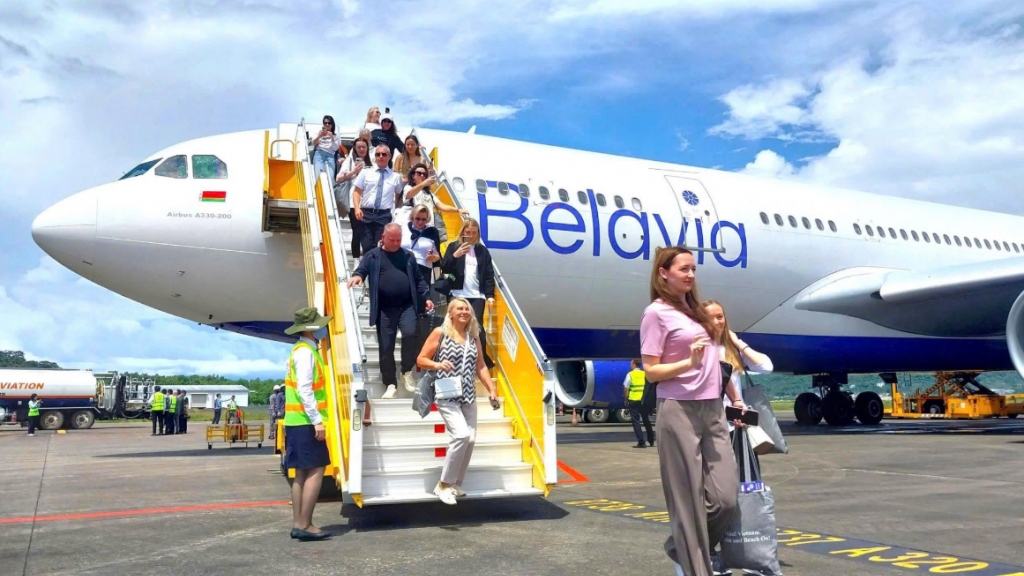 Открыт первый авиарейс из Белоруссии на Фукуок