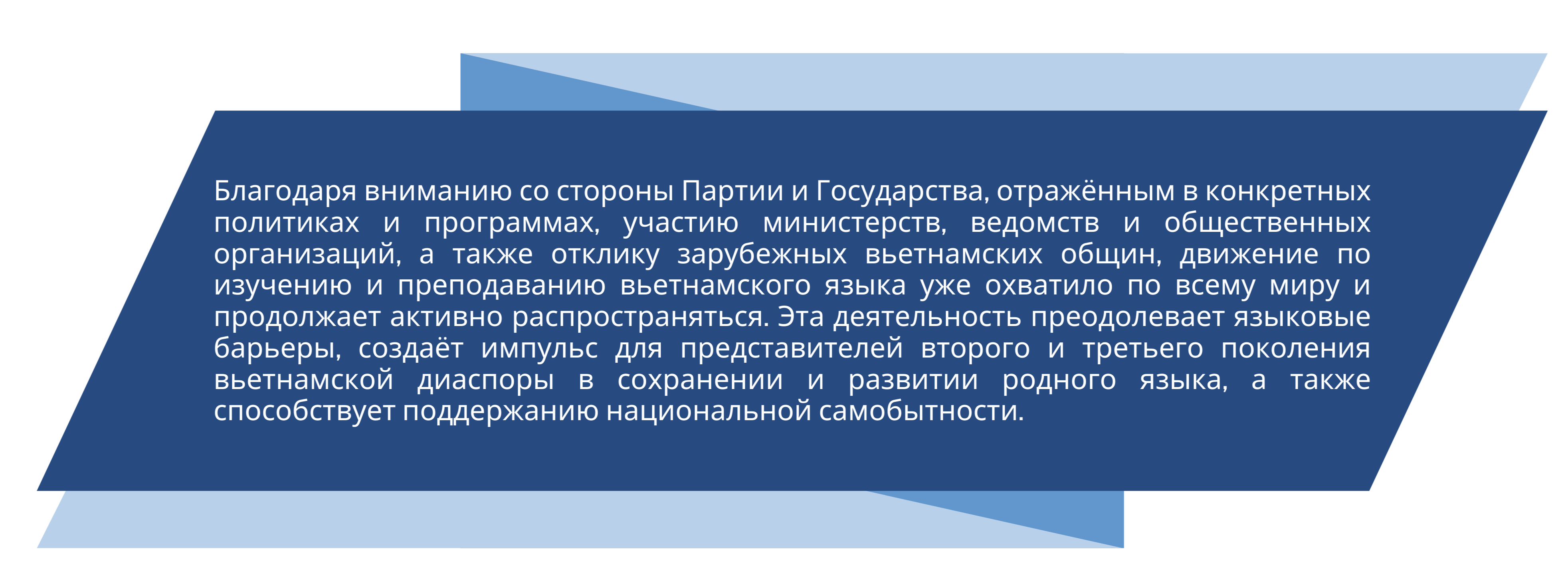 Скоординированные усилия, высокая решимость для устойчивого распространения вьетнамского языка
