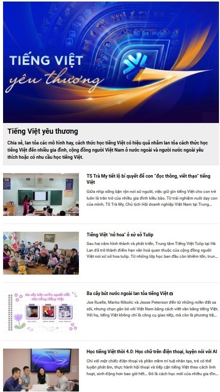 Журналистика — крылья, несущие вьетнамский язык всё дальше Журналистика — крылья, несущие вьетнамский язык всё дальше