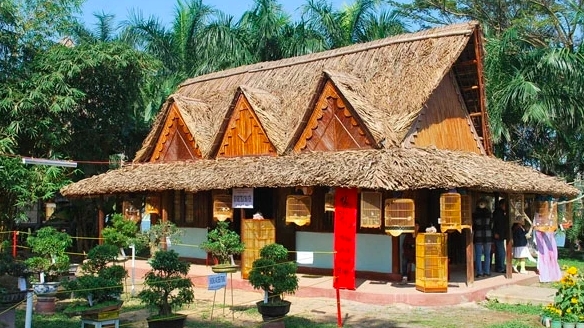 Наследие строительства домов из бамбука и кустистой нипы в коммуне Камтхань (город Хойан)
