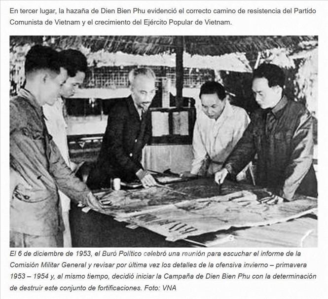 Уругвайские и аргентинские СМИ высоко оценили значение исторической победы Дьенбьенфу. Фото: Зиеу Хыонг