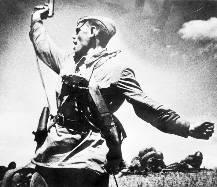 Солдата Советской Красной Армии в годы Второй мировой войны. Фото: Международный архив/ВИА