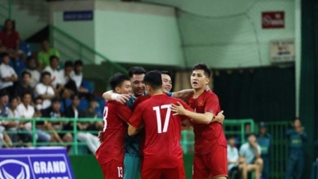 Международный товарищеский матч по футзалу: сборная Вьетнама сыграла вничью со сборной России