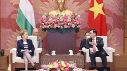 Спикер вьетнамского парламента Выонг Динь Хюэ принял первого зампредседателя НС Венгрии Марту Матрай