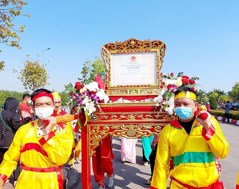Традиционный фестиваль Батьданг в 2022 году в провинции Куангнинь.
