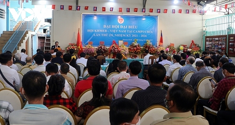Открытие 3-го Конгресса кхмерско-вьетнамской ассоциации в Камбодже