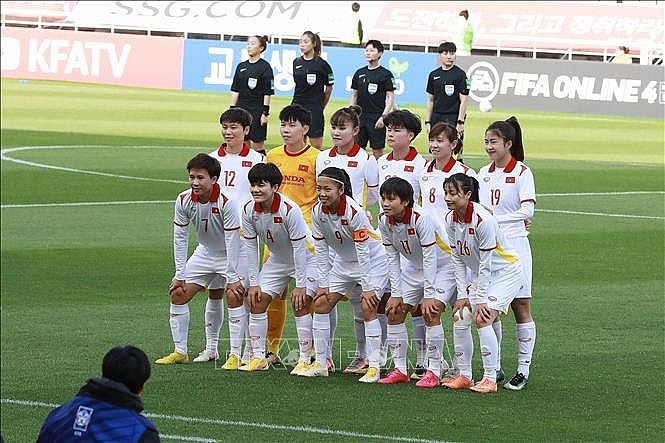Женская сборная Вьетнама по футболу достигла хороших результатов на сборе в Республике Корея