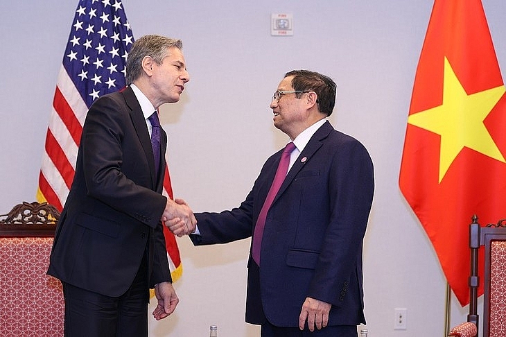 Премьер-министр Фам Минь Тинь принял госсекретаря США Энтони Блинкена